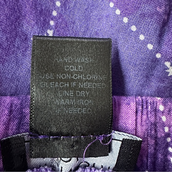 Midnight Hour Purple Celestial Print Women's Skirt - Picture 7 of 7